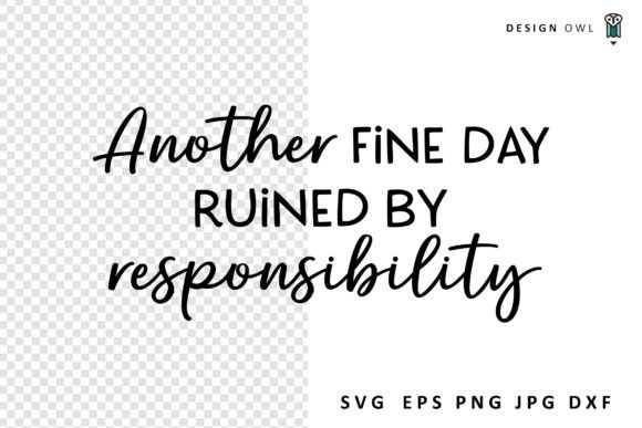 Another Fine Day - Funny Quote SVG Review for Real Embroidery Projects