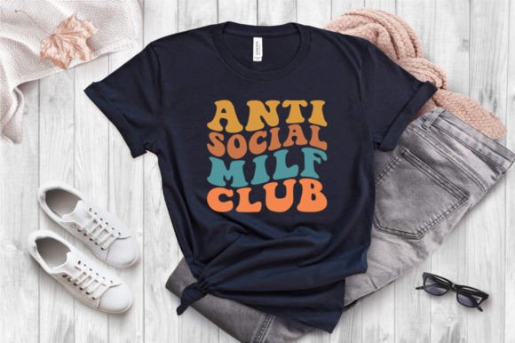 Anti Social Milf Club Wavy Svg T-shirt Review