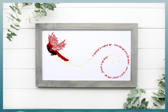 Cardinal to Remind Me Memorial Quote SVG Review for Real Projects