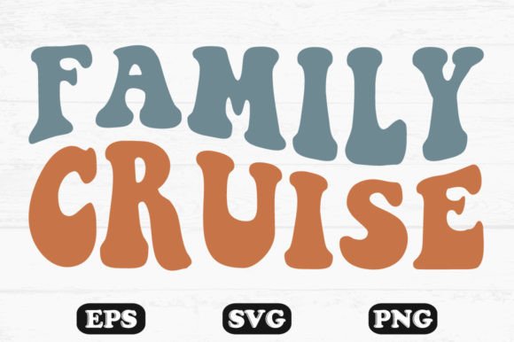Family Cruise Retro Wavy T-shirt Design Review