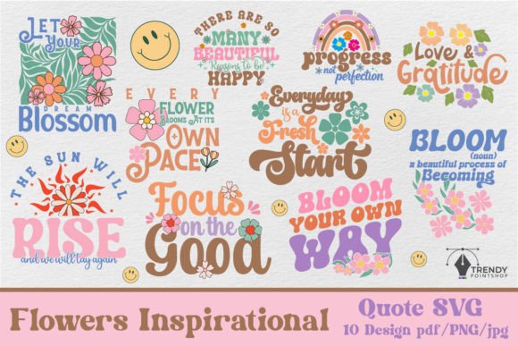 Flowers Inspirational Quote SVG Bundle Review: Real-World Embroidery Insights