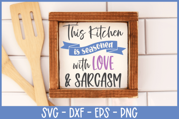 Kitchen Quote SVG for Real Embroidery Projects