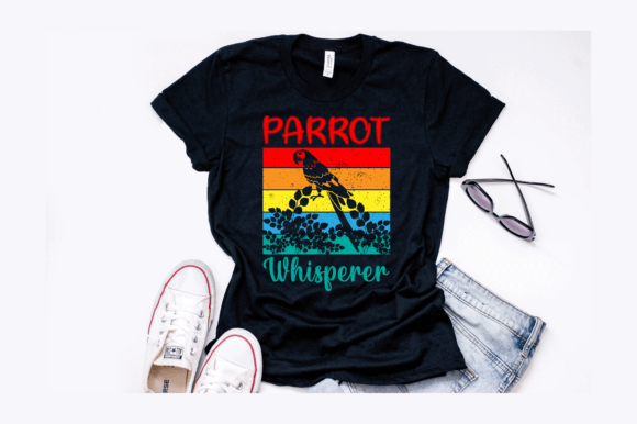 Parrot Quote Retro T-Shirt Design Review