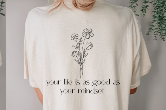 Positive Mindset Quote SVG: A Versatile Design for Real Embroidery Projects